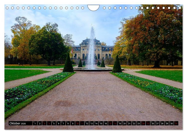 Produktbild: Ein Blick auf die Barockstadt Fulda (Wandkalender 2026 DIN A4 quer), CALVENDO Monatskalender