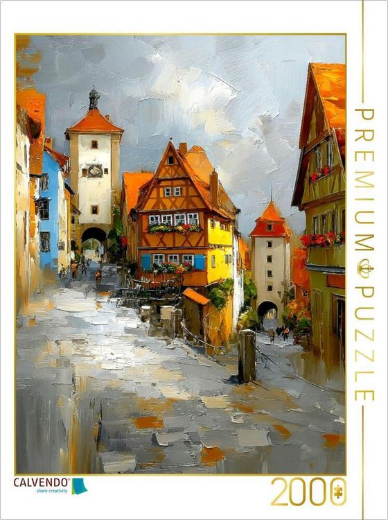 Produktbild: CALVENDO Puzzle Rothenburg ob der Tauber | 2000 Teile Lege-Gr&ouml;&szlig;e 90x67cm Foto-Puzzle f&uuml;r gl&uuml;ckliche Stunden