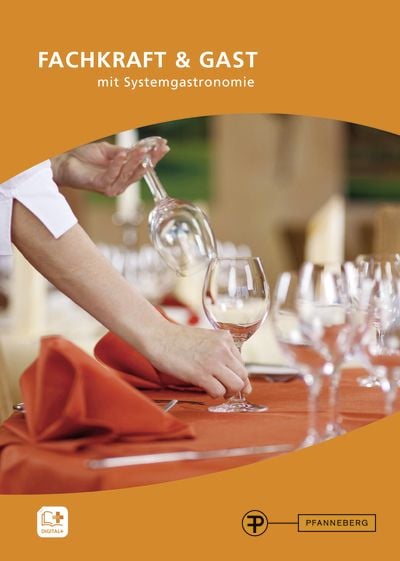 Produktbild: Fachkraft & Gast mit Systemgastronomie