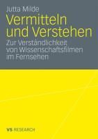 Produktbild: Vermitteln und Verstehen