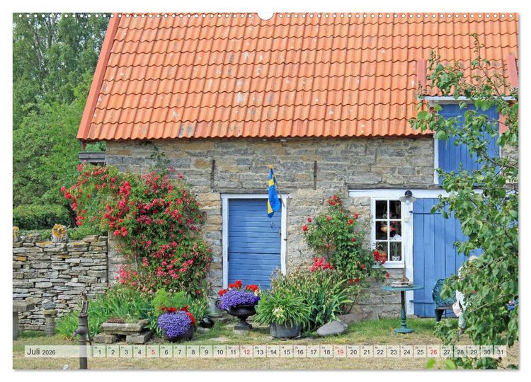 Produktbild: BUNTES &Ouml;LAND (Wandkalender 2026 DIN A2 quer), CALVENDO Monatskalender