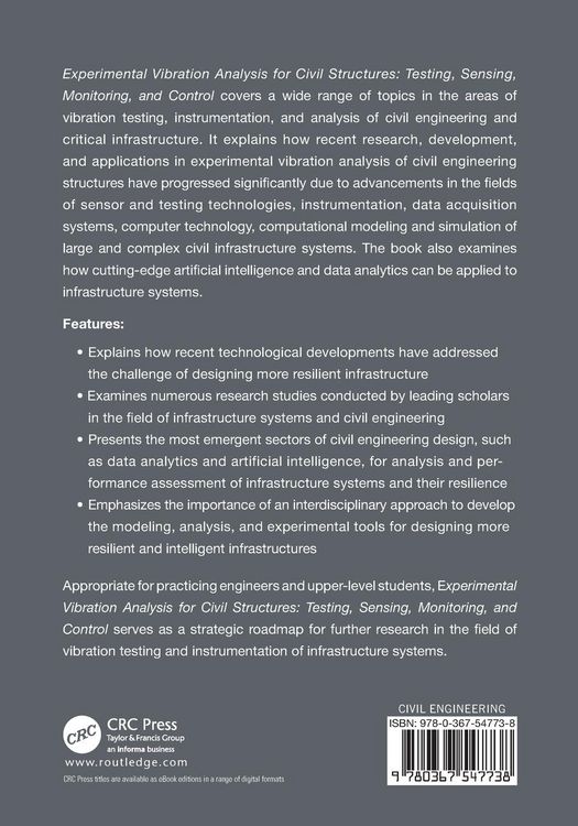 Produktbild: Experimental Vibration Analysis for Civil Structures