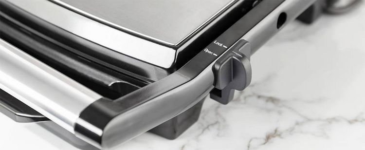 Produktbild: Princess 01.112425.01.001 Elektro Panini Grill Antihaftbeschichtung, Kontrollleuchte, klappbar Schwarz