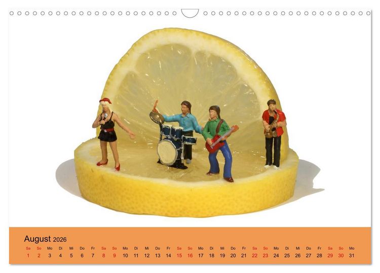 Produktbild: Little Art Food Kunstkalender (Wandkalender 2026 DIN A3 quer), CALVENDO Monatskalender
