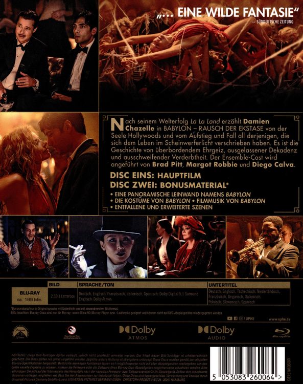 Produktbild: Babylon - Rausch der Ekstase (+ Bonus-Blu-ray)
