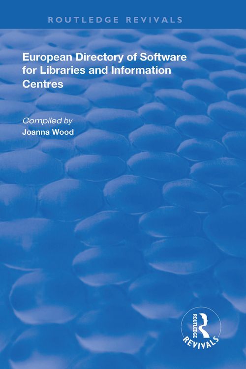 Produktbild: European Directory of Software for Libraries and Information Centres