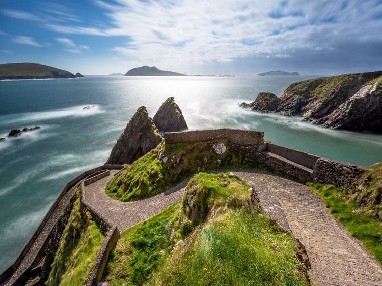 Produktbild: CALVENDO Puzzle Dunquin pier | 1000 Teile Lege-Gr&ouml;&szlig;e 64x48cm Foto-Puzzle f&uuml;r gl&uuml;ckliche Stunden