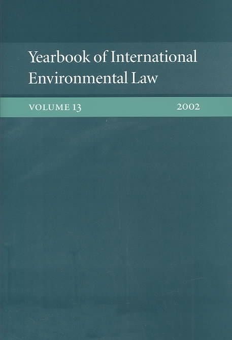 Produktbild: Yearbook of International Environmental Law: Volume 13 2002