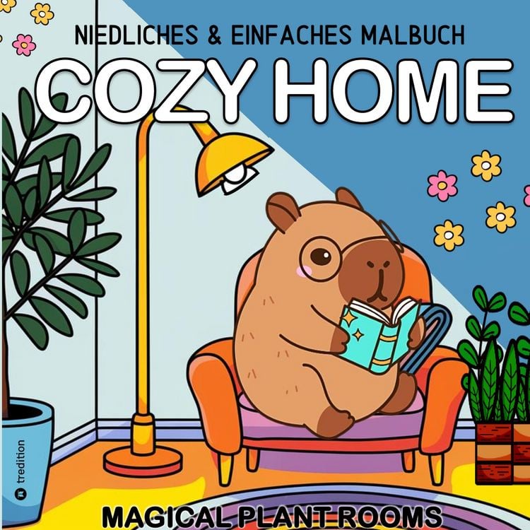 Produktbild: Cozy Malbuch: Cozy Home Einfaches Malbuch Cute & Comfy Haus und Garten