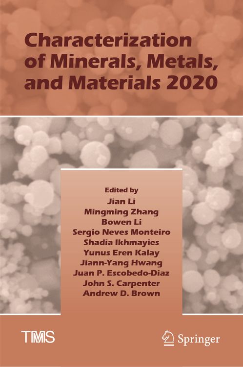 Produktbild: Characterization of Minerals, Metals, and Materials 2020