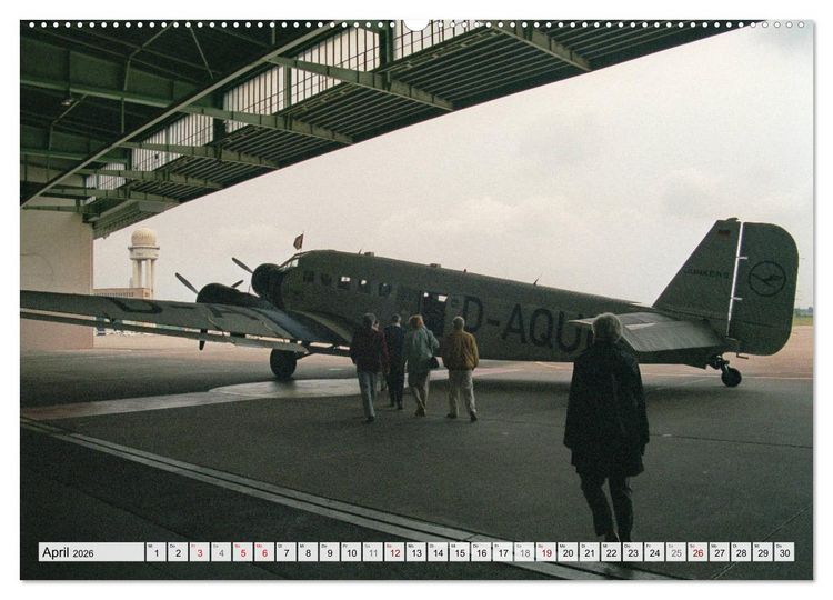 Produktbild: Junkers Ju-52 Rundflug &uuml;ber Berlin (Wandkalender 2026 DIN A2 quer), CALVENDO Monatskalender