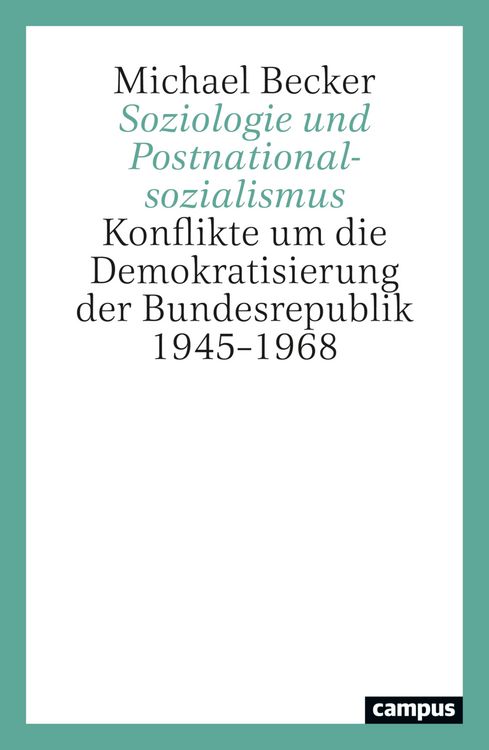 Produktbild: Soziologie und Postnationalsozialismus