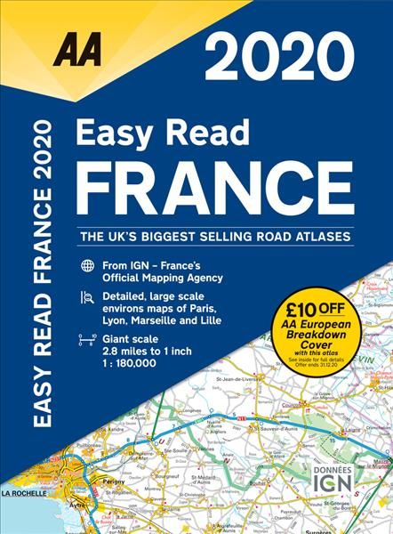 Produktbild: AA Easy Read France 2020