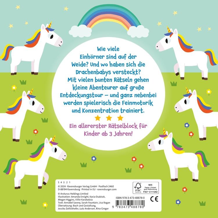 Produktbild: Mein allererster R&auml;tselblock: Magische R&auml;tsel