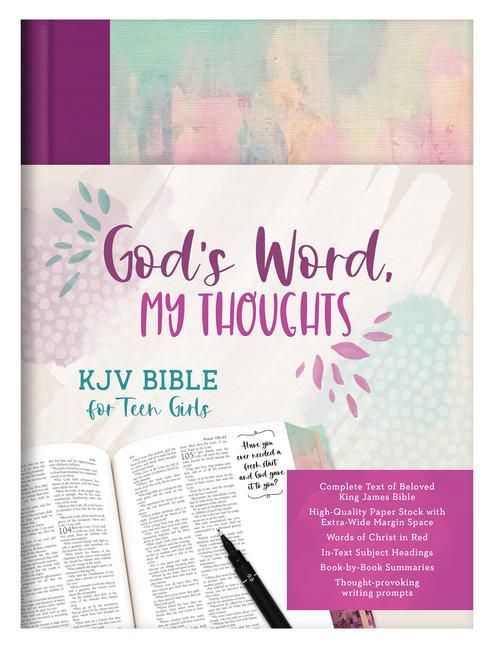 Produktbild: God's Word, My Thoughts KJV Bible for Teen Girls