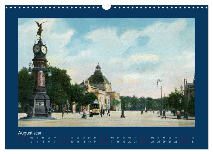 Produktbild: Historisches Frankfurt am Main von 1888 bis 1918 (Wandkalender 2026 DIN A3 quer), CALVENDO Monatskalender