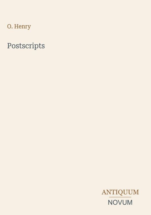 Produktbild: Postscripts
