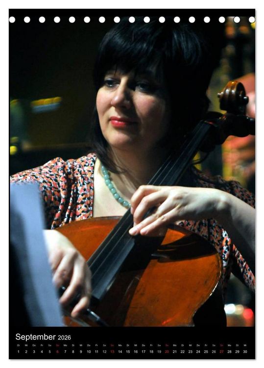 Produktbild: Jazz Frauen 2026 (Tischkalender 2026 DIN A5 hoch), CALVENDO Monatskalender