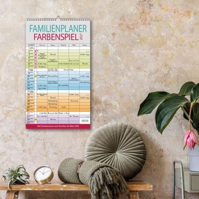 Produktbild: Familienplaner Farbenspiel 2027