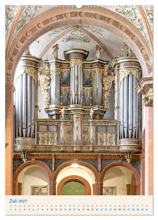 Produktbild: Orgel Giganten (hochwertiger Premium Wandkalender 2027 DIN A2 hoch), Kunstdruck in Hochglanz