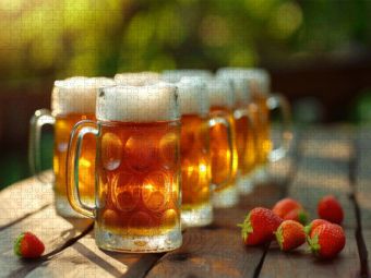Produktbild: CALVENDO Puzzle Vitamin Bier | 1000 Teile Lege-Gr&ouml;&szlig;e 64x48cm Foto-Puzzle f&uuml;r gl&uuml;ckliche Stunden
