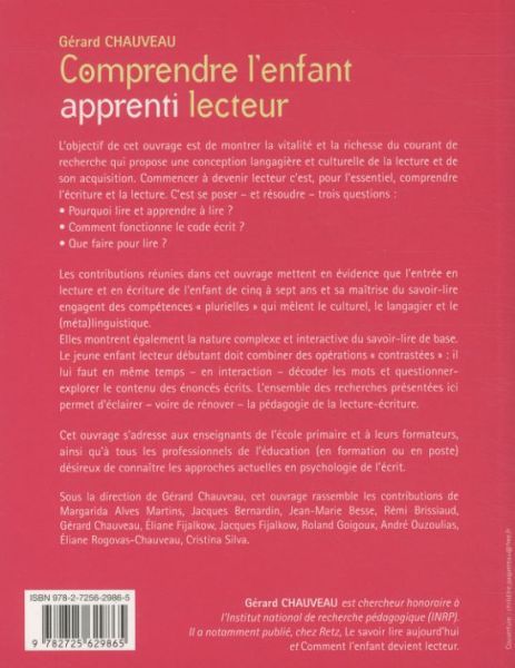 Produktbild: Comprendre l'enfant apprenti lecteur