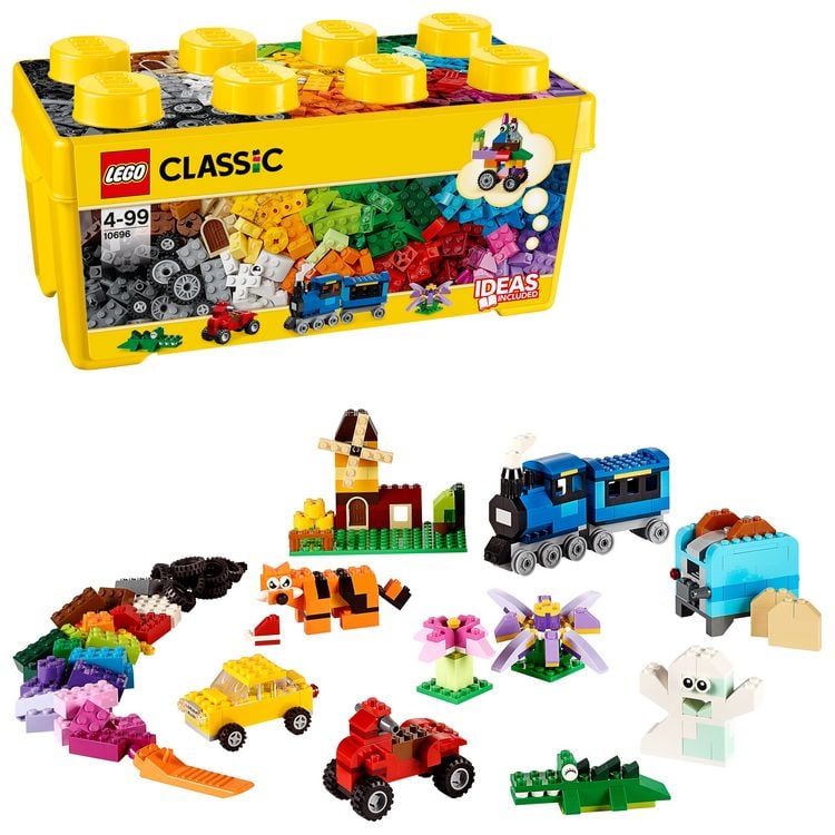 Produktbild: LEGO Classic 10696 Mittelgro&szlig;e Bausteine-Box, Set mit Aufbewahrungsbox