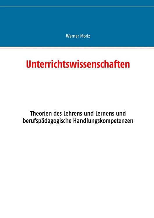 Produktbild: Unterrichtswissenschaften