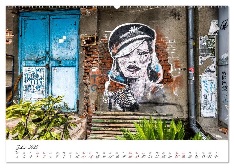 Produktbild: W&auml;nde sprechen B&auml;nde (hochwertiger Premium Wandkalender 2026 DIN A2 quer), Kunstdruck in Hochglanz