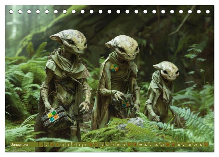 Produktbild: Die Wahrheit &uuml;ber Geocaching (Tischkalender 2026 DIN A5 quer), CALVENDO Monatskalender