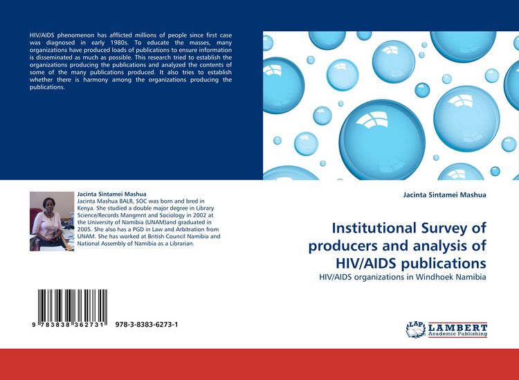 Produktbild: Institutional Survey of producers and analysis of HIV/AIDS publications