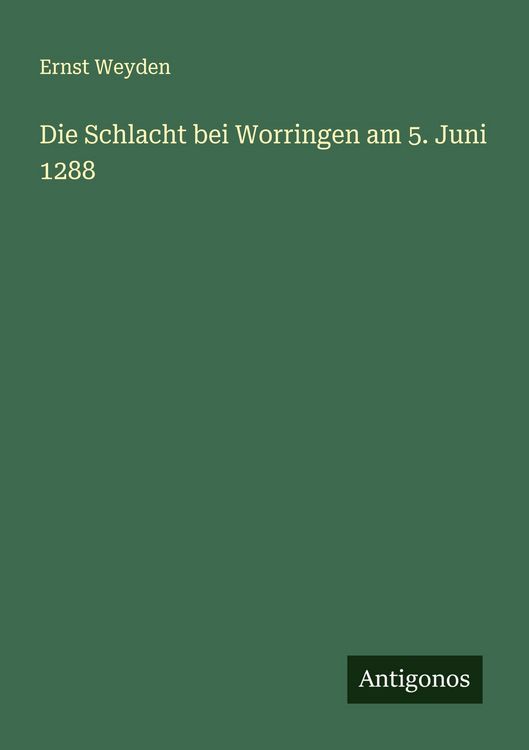 Produktbild: Die Schlacht bei Worringen am 5. Juni 1288