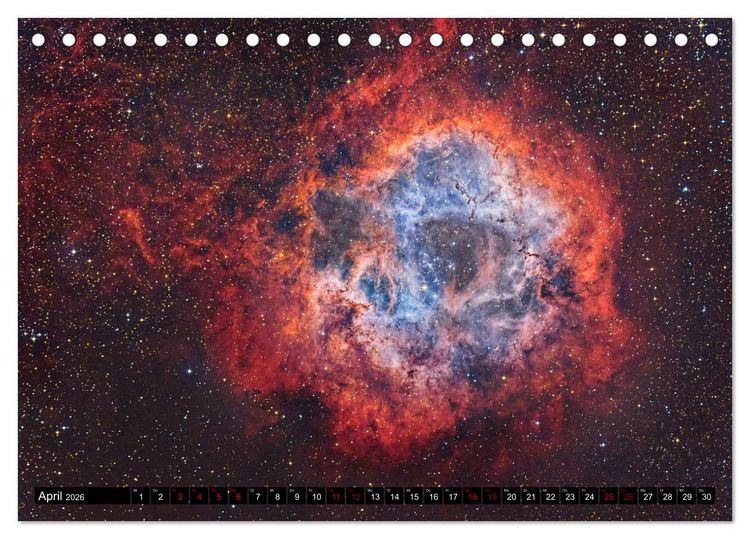 Produktbild: Deepsky 2026 (Tischkalender 2026 DIN A5 quer), CALVENDO Monatskalender