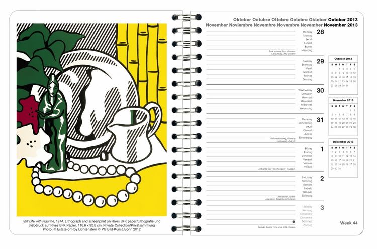 Produktbild: Roy Lichtenstein, Buchkalender 2013