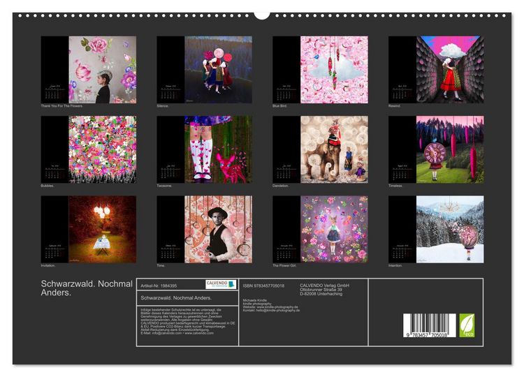 Produktbild: Schwarzwald. Nochmal Anders. (hochwertiger Premium Wandkalender 2026 DIN A2 quer), Kunstdruck in Hochglanz