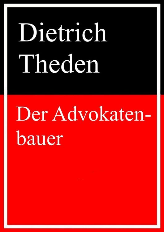 Produktbild: Der Advokatenbauer