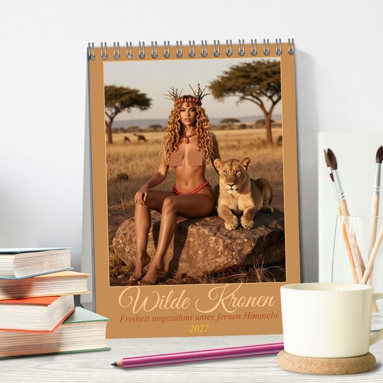 Produktbild: Wilde Kronen (Tischkalender 2027 DIN A5 hoch), CALVENDO Monatskalender