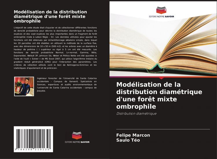Produktbild: Mod&eacute;lisation de la distribution diam&eacute;trique d'une for&ecirc;t mixte ombrophile