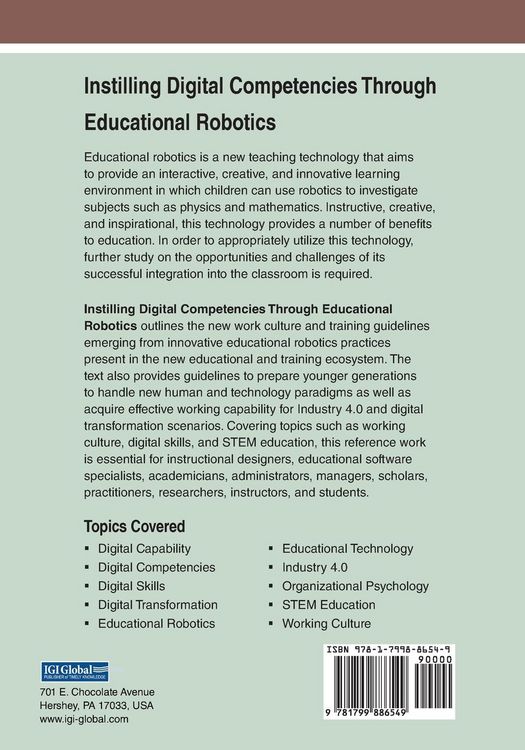 Produktbild: Instilling Digital Competencies Through Educational Robotics