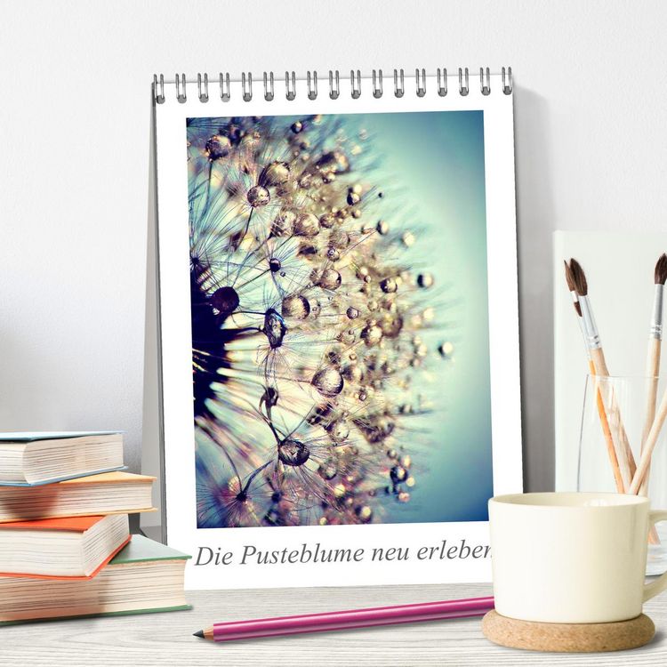 Produktbild: Die Pusteblume neu erleben (Tischkalender 2026 DIN A5 hoch), CALVENDO Monatskalender