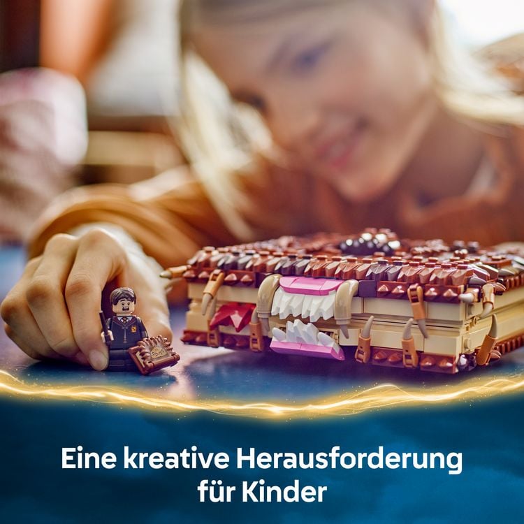 Produktbild: LEGO Harry Potter Bei&szlig;endes Monsterbuch der Monster, Lernspielzeug 76449