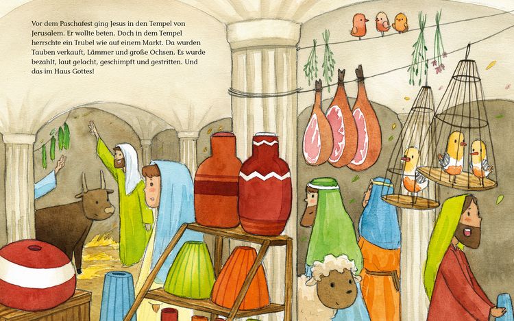 Produktbild: Die Ostergeschichte (Pappbilderbuch)