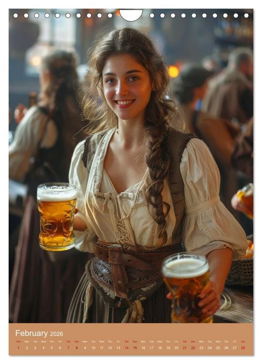 Produktbild: Prost German Beer (Wall Calendar 2026 DIN A4 portrait), CALVENDO 12 Month Wall Calendar