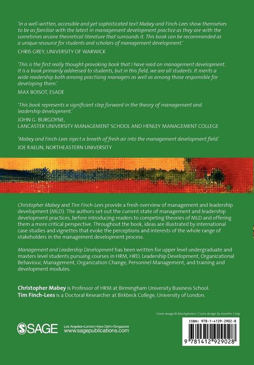 Produktbild: Management and Leadership Development