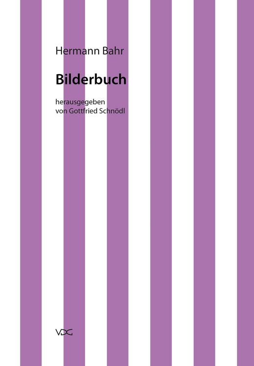 Produktbild: Hermann Bahr / Bilderbuch