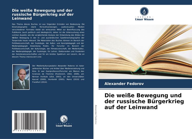 Produktbild: Die wei&szlig;e Bewegung und der russische B&uuml;rgerkrieg auf der Leinwand