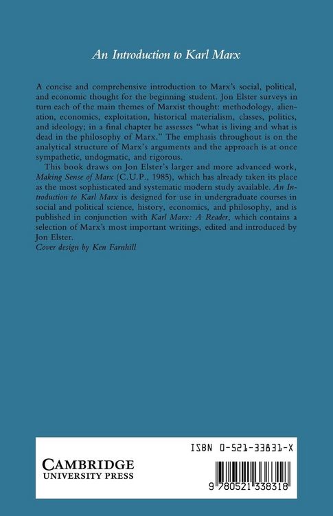 Produktbild: An Introduction to Karl Marx