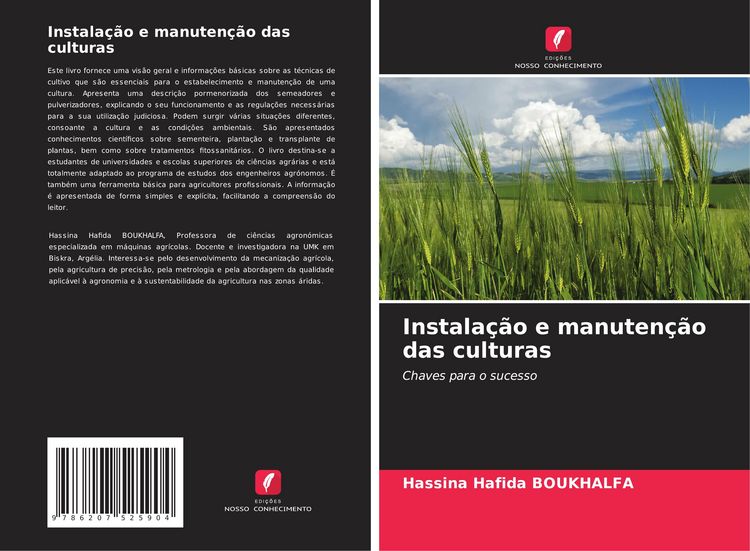 Produktbild: Instala&ccedil;&atilde;o e manuten&ccedil;&atilde;o das culturas