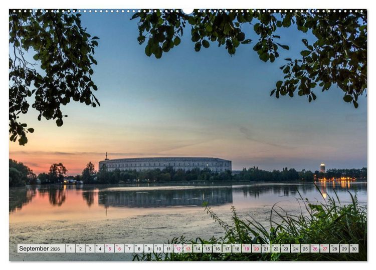 Produktbild: N&uuml;rnberg zur Blauen Stunde (Wandkalender 2026 DIN A2 quer), CALVENDO Monatskalender