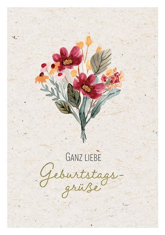 Produktbild: Ganz liebe Geburtstagsgr&uuml;&szlig;e